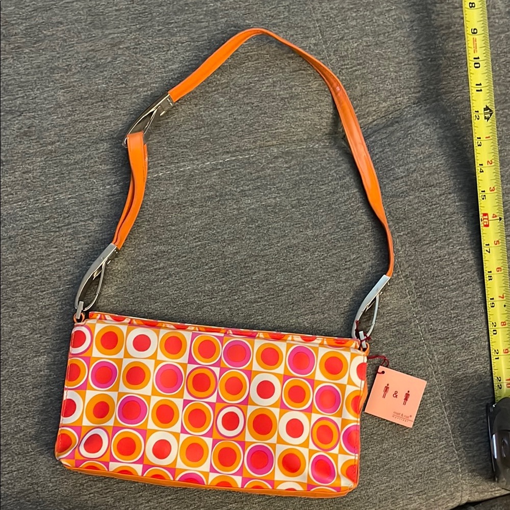 Matt and Nat Multicolor Geometric Shoulder Bag